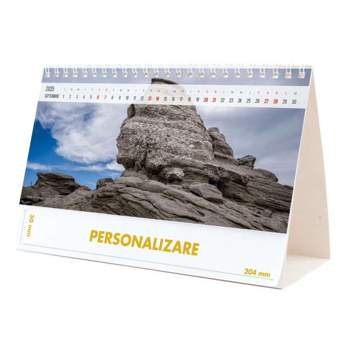 Calendar de birou Romania, 12 file, CD [18]