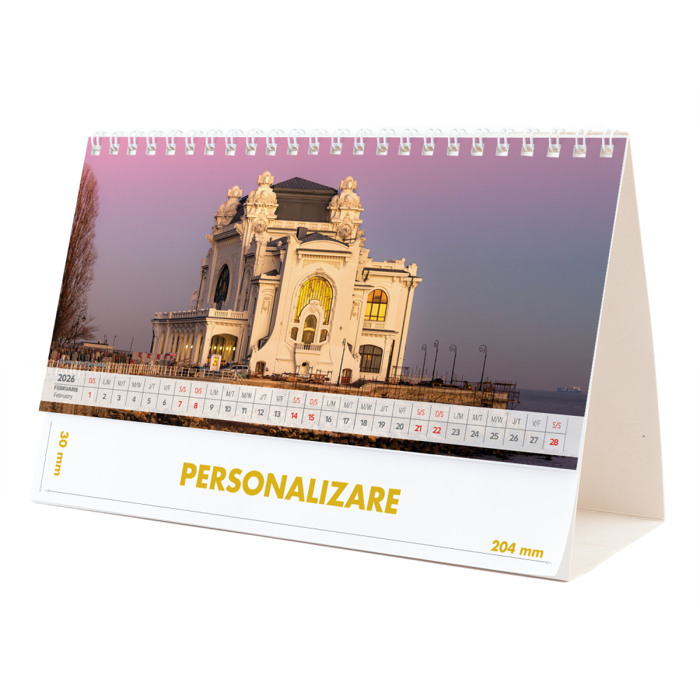 Calendar de birou Romania - comori nepretuite , 12 file, CD [4]