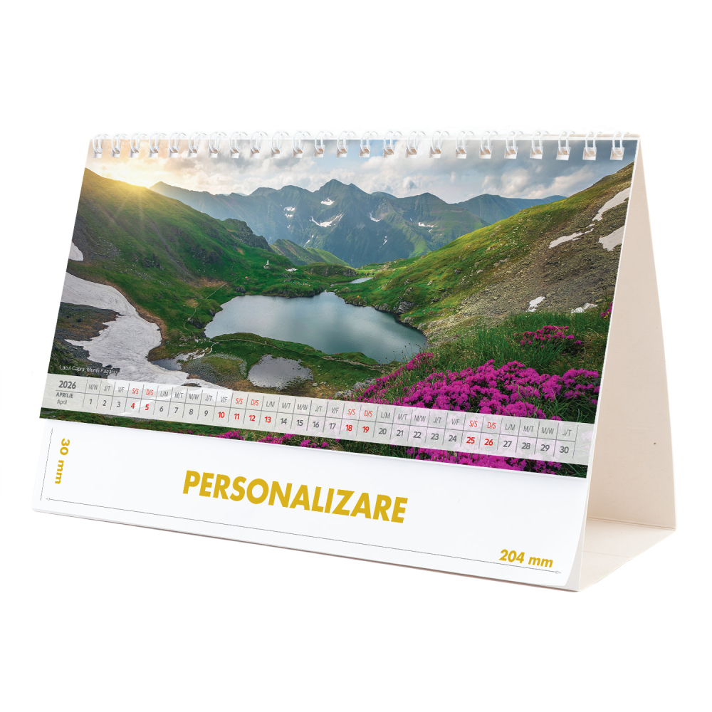 Calendar de birou Romania - comori nepretuite , 12 file, CD [8]