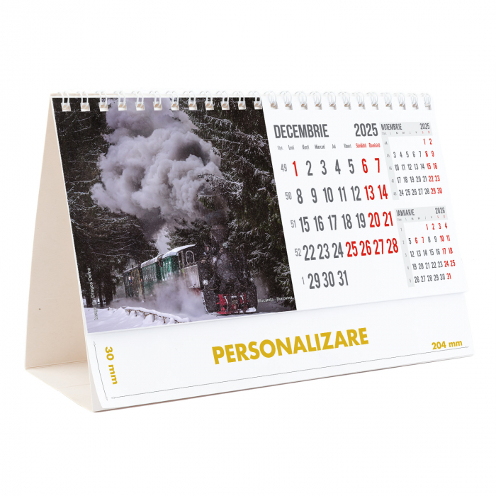 Calendar de birou Romania, 12 file, CD [25]