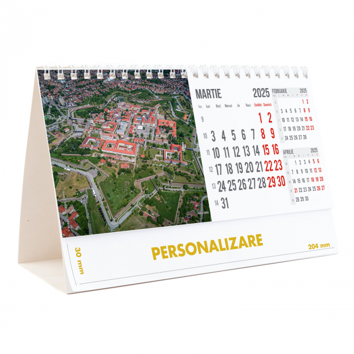 Calendar de birou Romania, 12 file, CD [7]