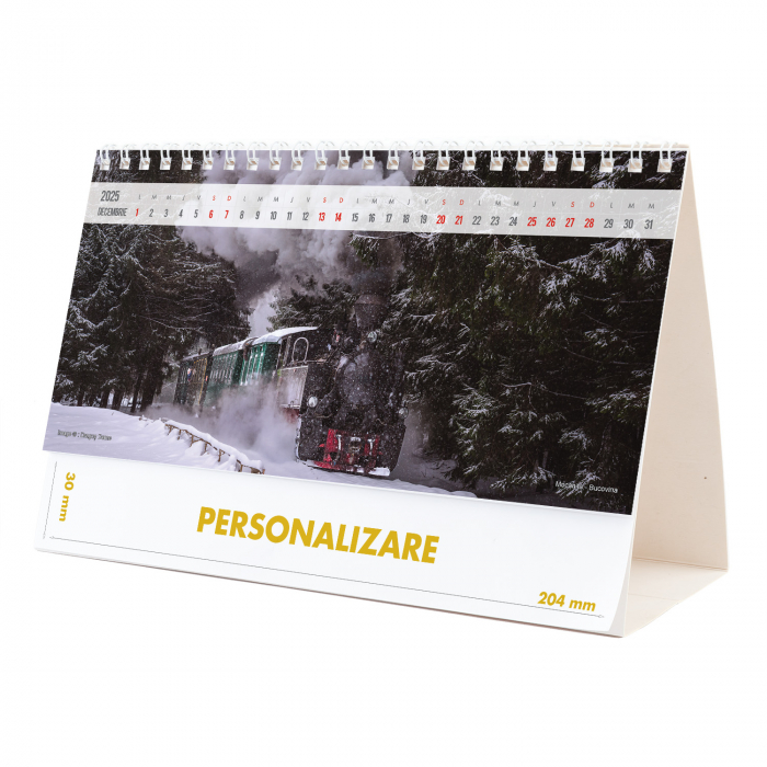 Calendar de birou Romania, 12 file, CD [24]