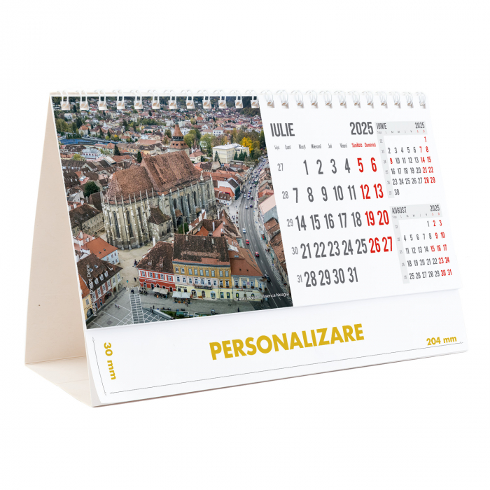 Calendar de birou Romania, 12 file, CD [15]