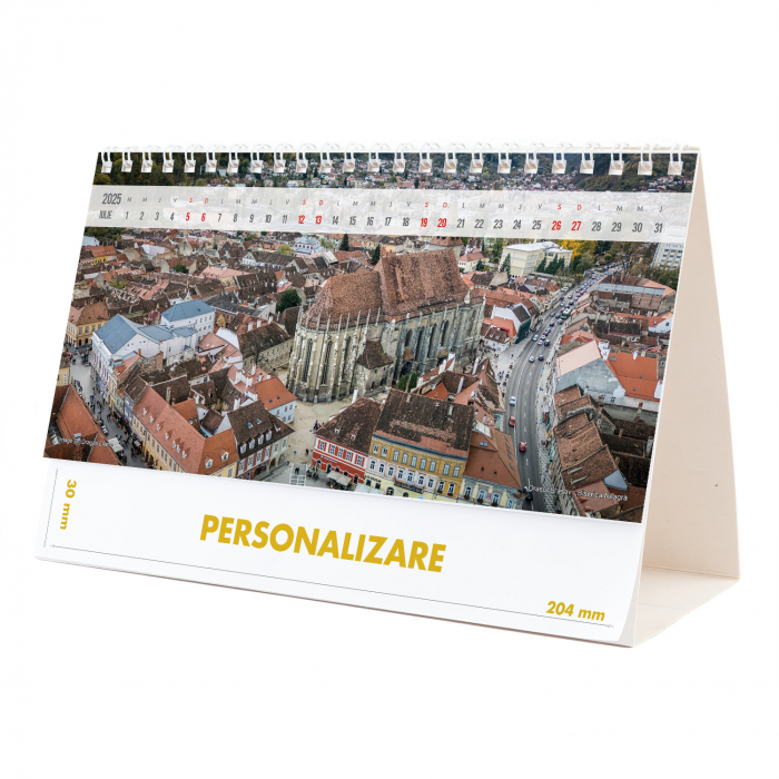 Calendar de birou Romania, 12 file, CD [14]