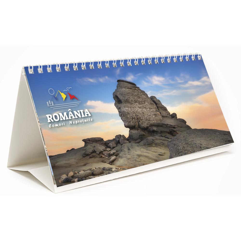 Calendar de birou Romania - comori nepretuite , 12 file, CD [1]