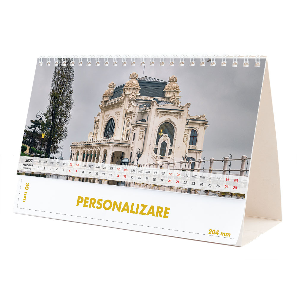 Calendar de birou Romania - comori nepretuite , 12 file, CD [4]