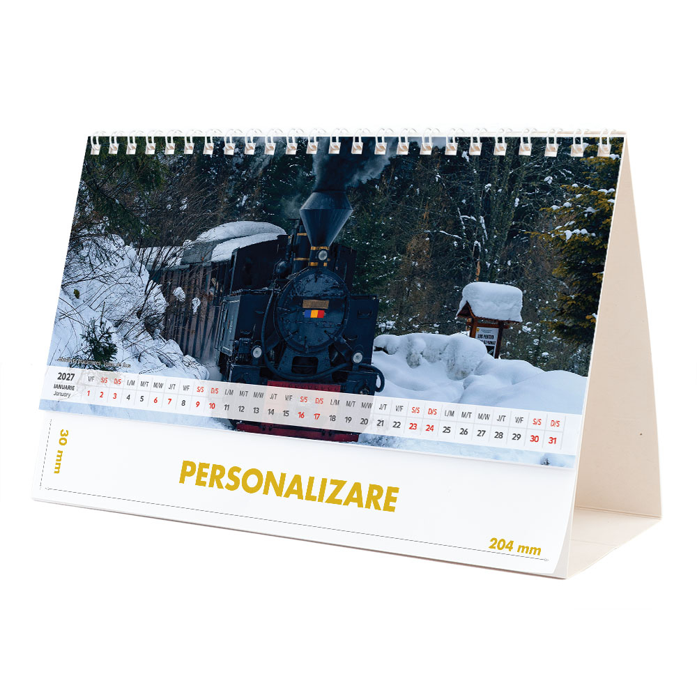 Calendar de birou Romania - comori nepretuite , 12 file, CD [2]