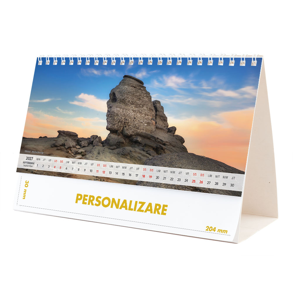 Calendar de birou Romania - comori nepretuite , 12 file, CD [18]