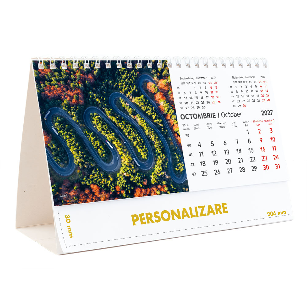 Calendar de birou Romania - comori nepretuite , 12 file, CD [21]