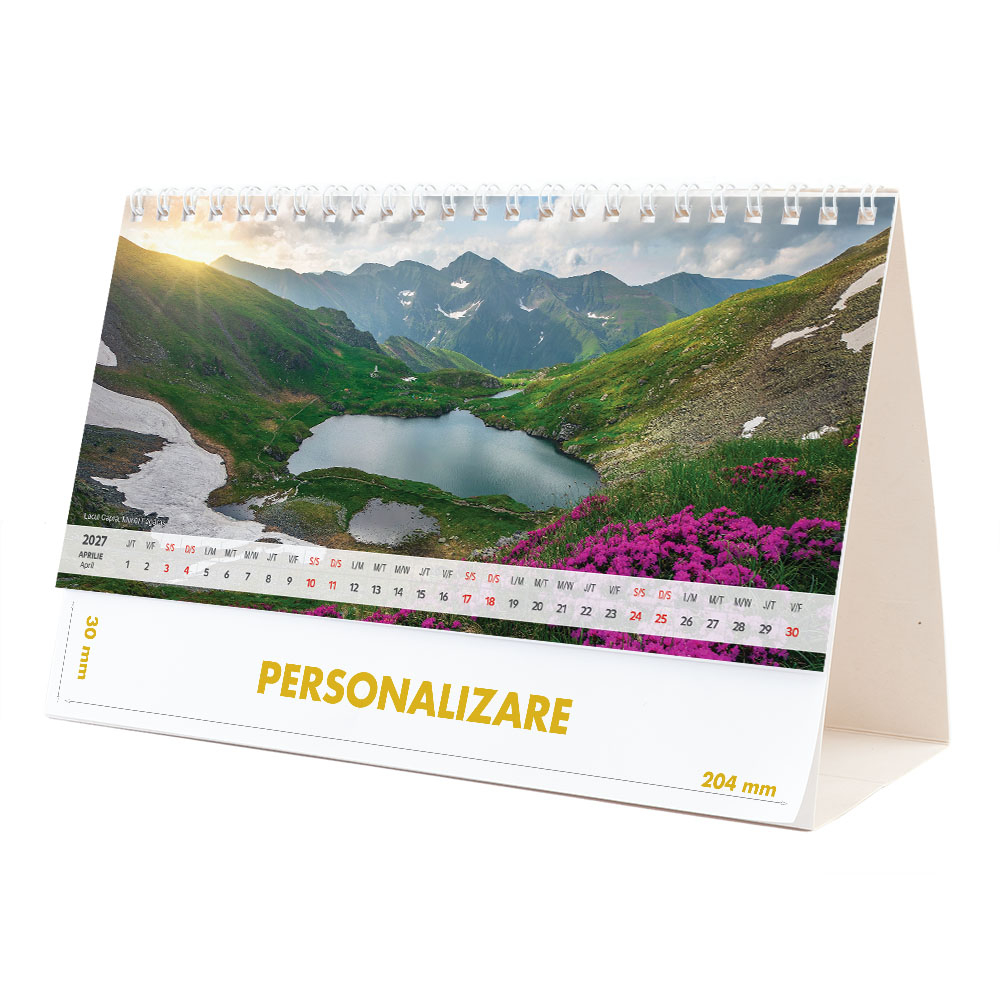 Calendar de birou Romania - comori nepretuite , 12 file, CD [8]