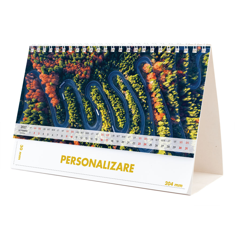 Calendar de birou Romania - comori nepretuite , 12 file, CD [20]