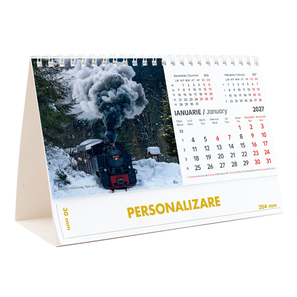Calendar de birou Romania - comori nepretuite , 12 file, CD [3]