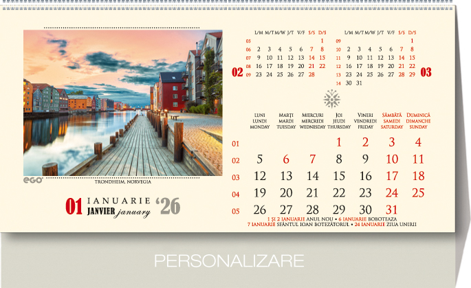 Calendar de birou Strazi,CA [2]