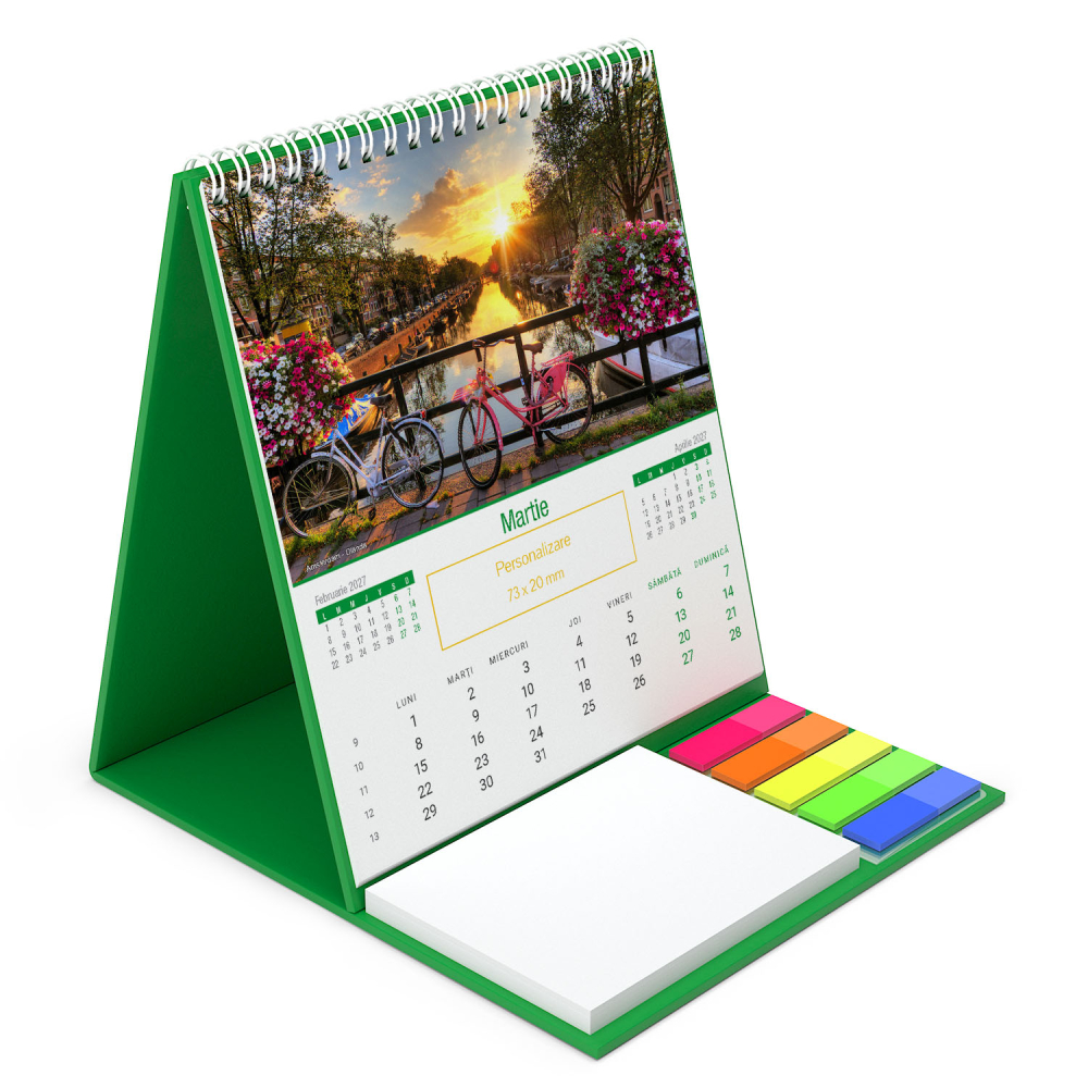 Calendar de birou vertical,notite,Europa,personalizat [10]
