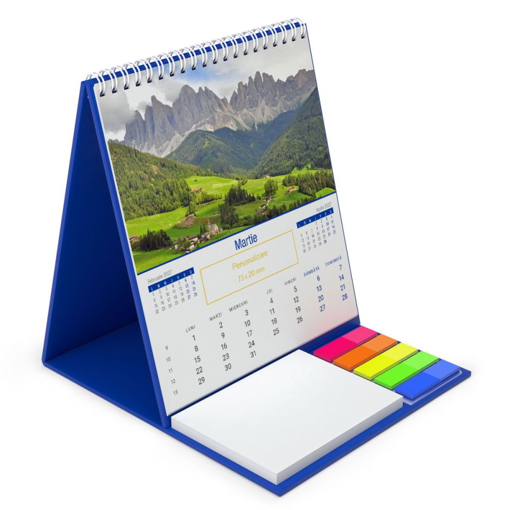 Calendar de birou vertical,notite,Peisaje,personalizat [11]