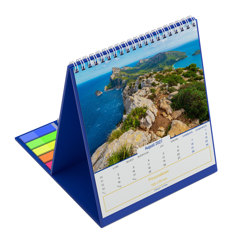 Calendar de birou vertical,notite,Peisaje,personalizat [20]