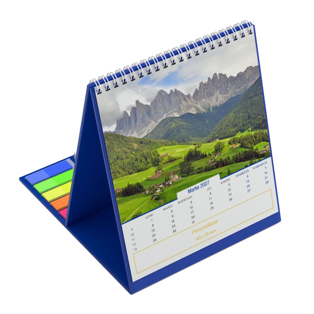 Calendar de birou vertical,notite,Peisaje,personalizat [10]