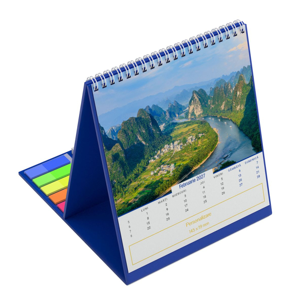 Calendar de birou vertical,notite,Peisaje,personalizat [8]