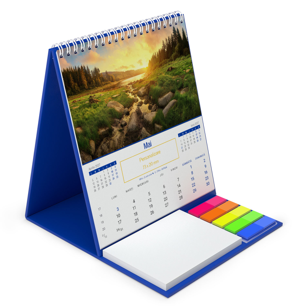 Calendar de birou vertical,notite,Peisaje,personalizat [15]