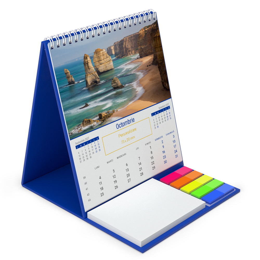 Calendar de birou vertical,notite,Peisaje,personalizat [25]