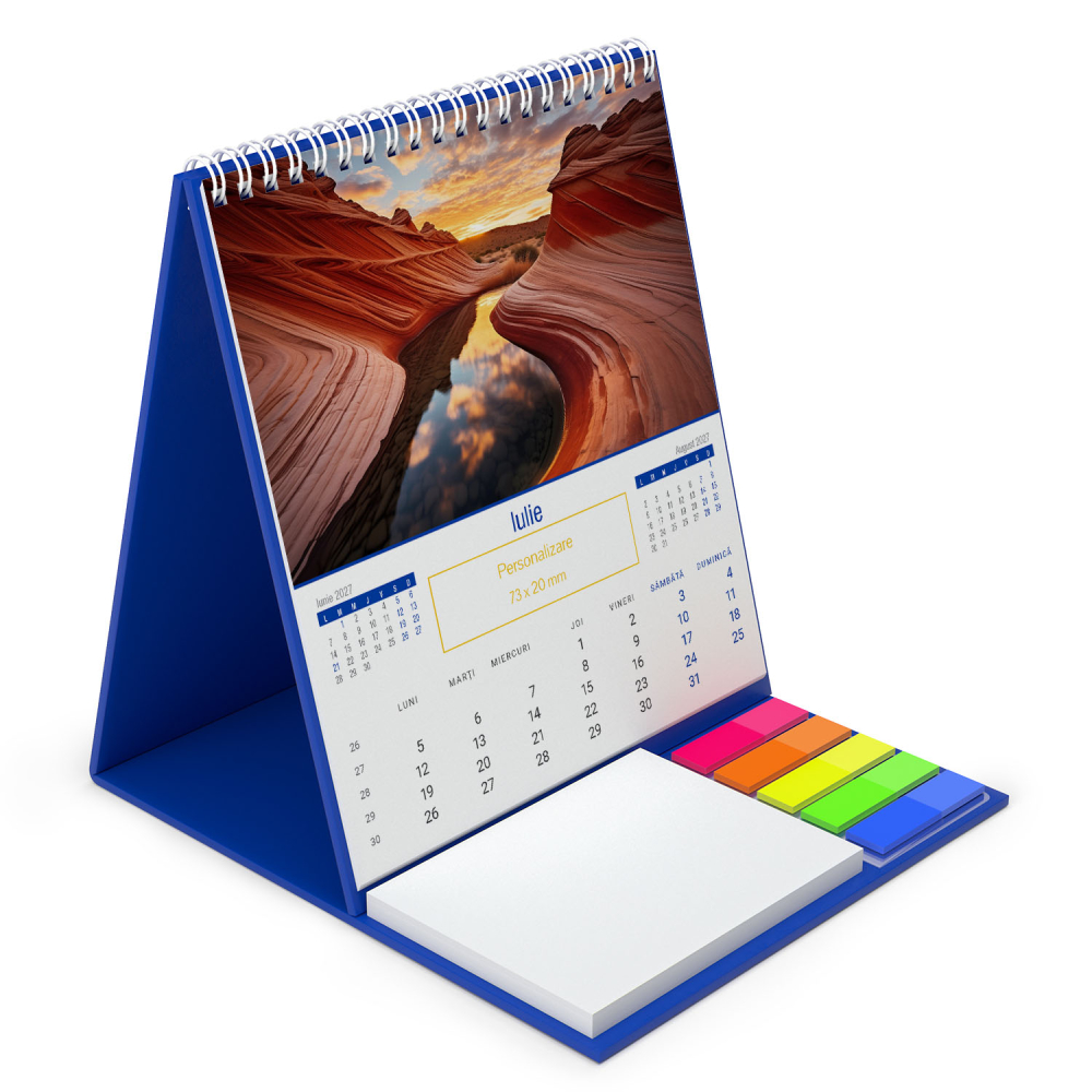 Calendar de birou vertical,notite,Peisaje,personalizat [19]