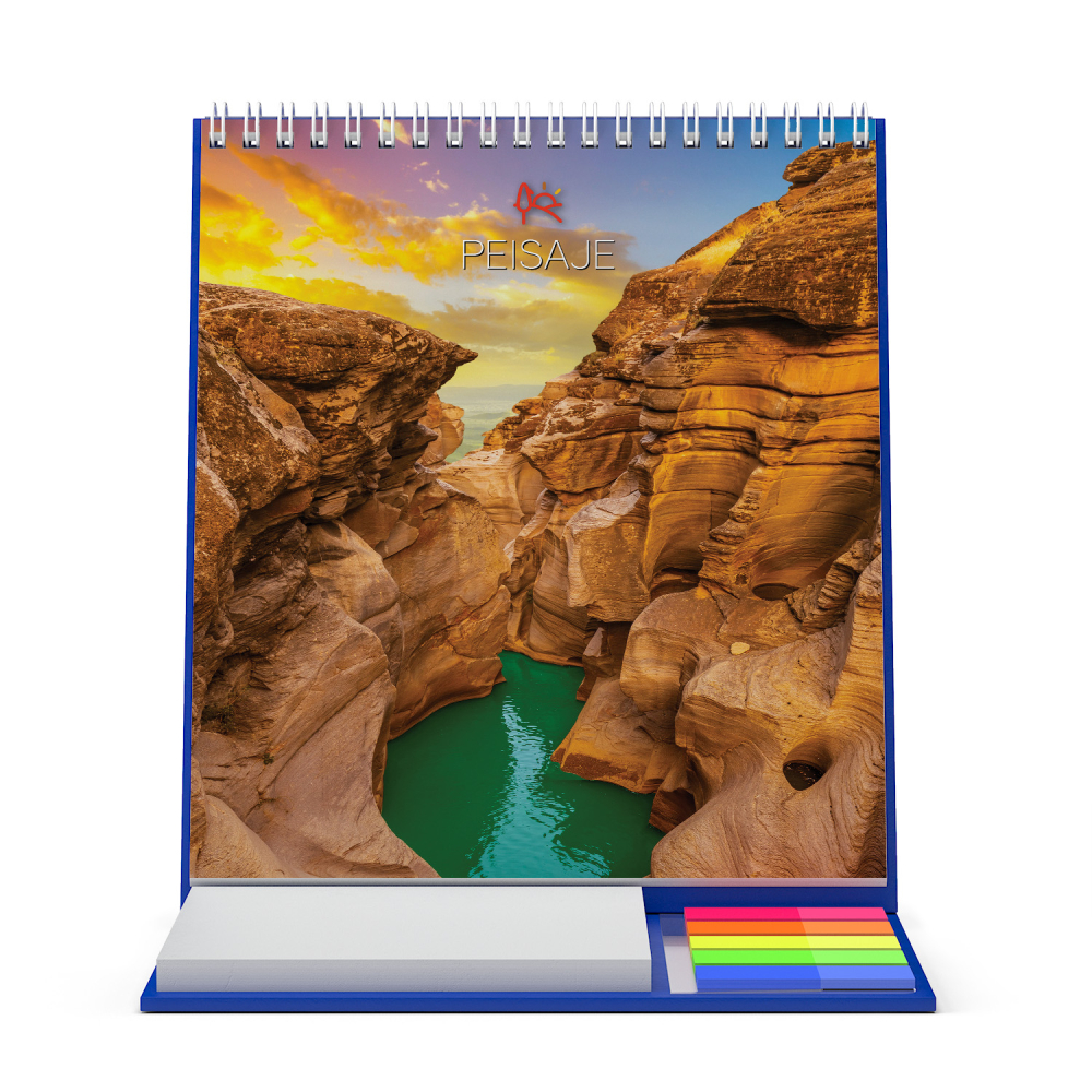 Calendar de birou vertical,notite,Peisaje,personalizat [12]