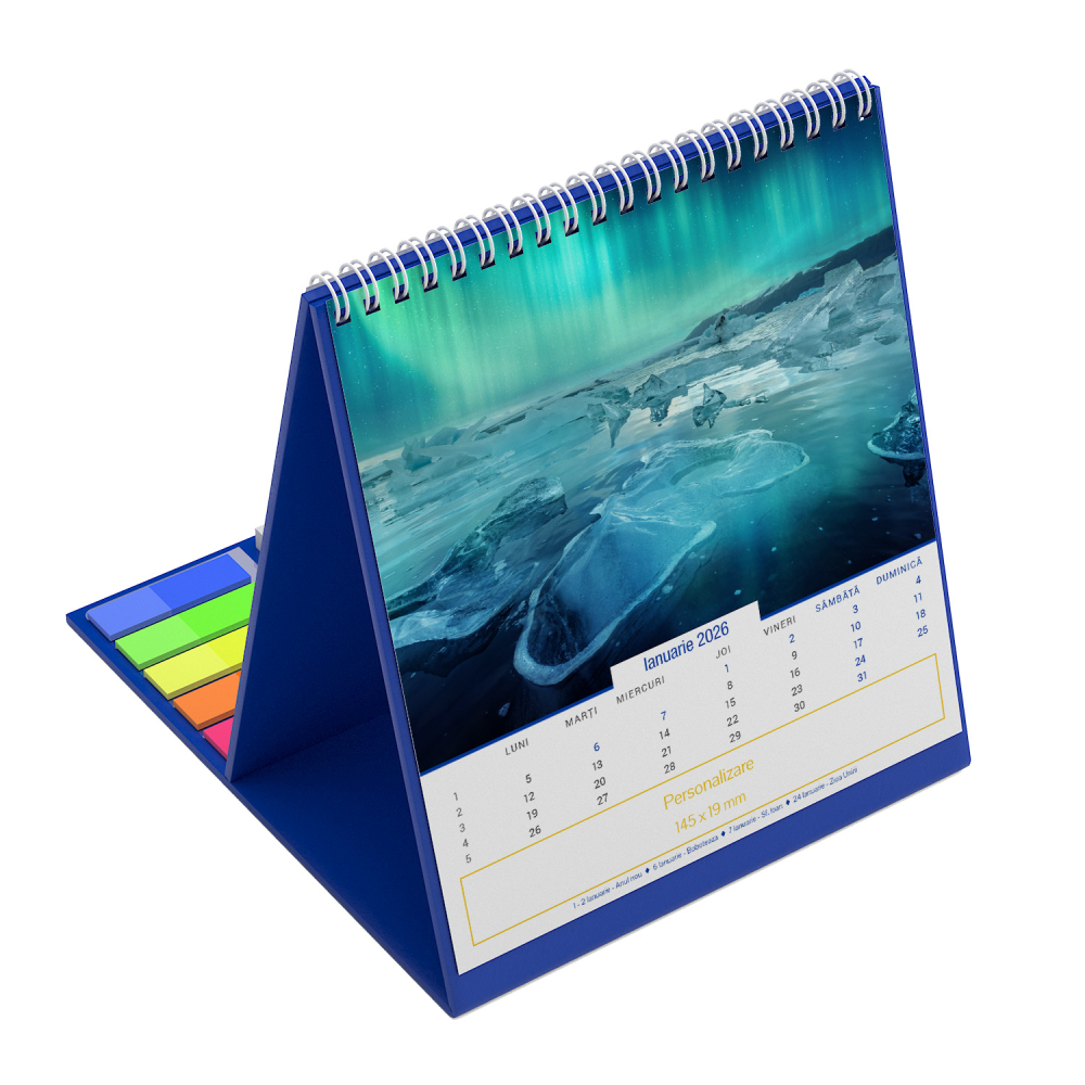 Calendar de birou vertical,notite,Peisaje,personalizat [6]