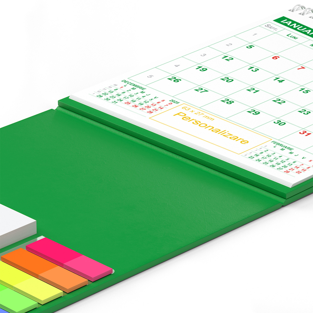 Calendar de birou vertical,notite,Triptic 1,personalizat [5]