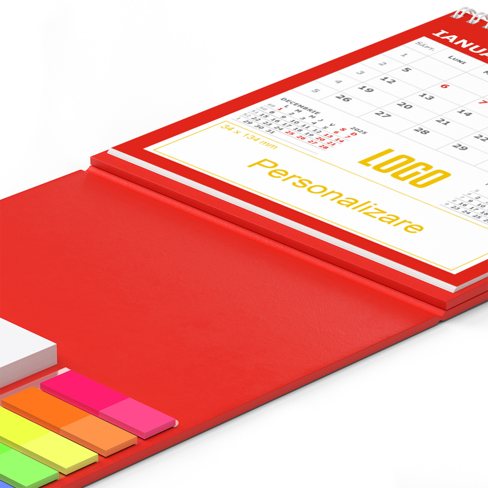 Calendar de birou vertical,notite,Triptic 2,personalizat [5]