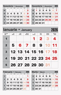 Calendar de perete  A3 triptic [1]