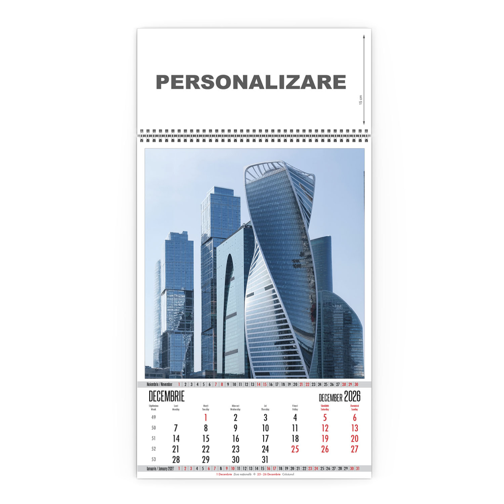 Calendar de perete Arhitectura Moderna, CD [13]
