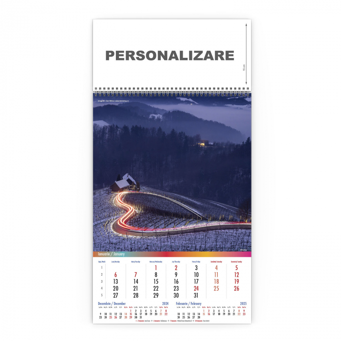 Calendar de perete Around the World, CD [2]