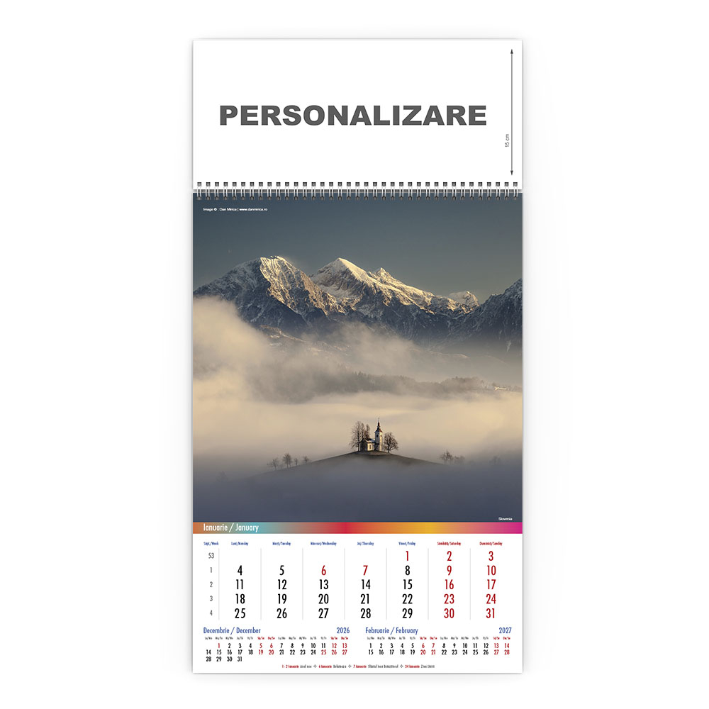 Calendar de perete Around the World, CD [2]