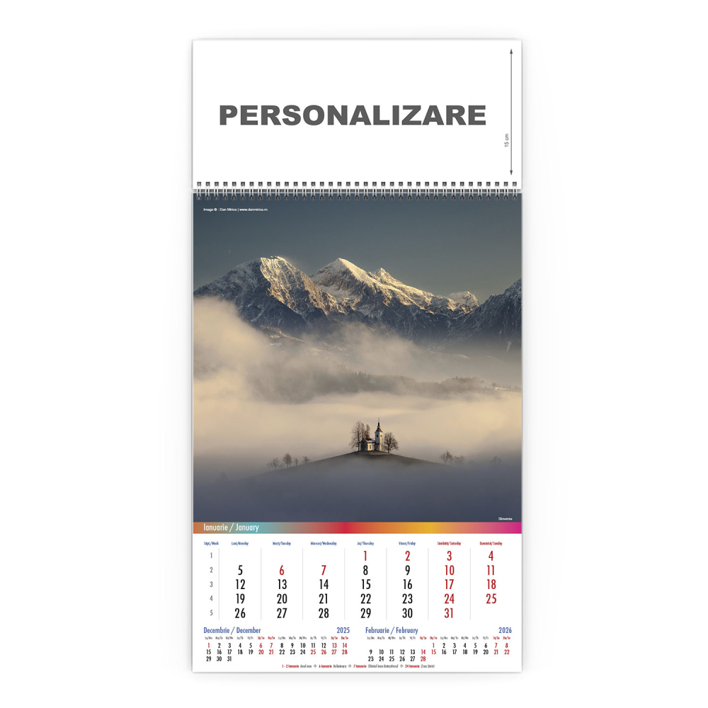 Calendar de perete Around the World, CD [2]