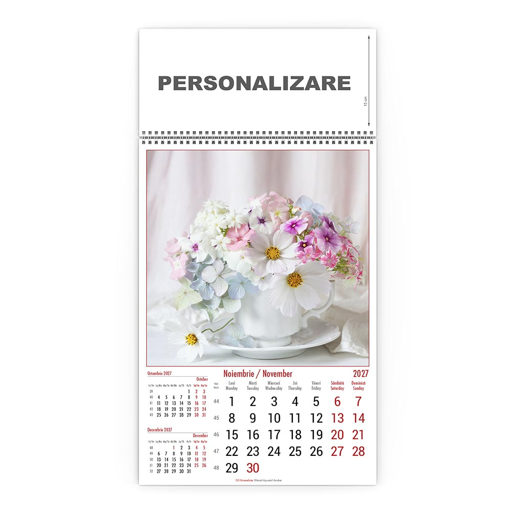 Calendar de perete Buchete, CD [11]