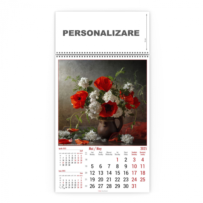 Calendar de perete Buchete, CD [6]