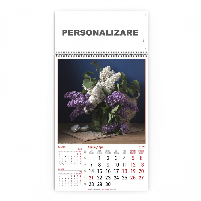 Calendar de perete Buchete, CD [5]