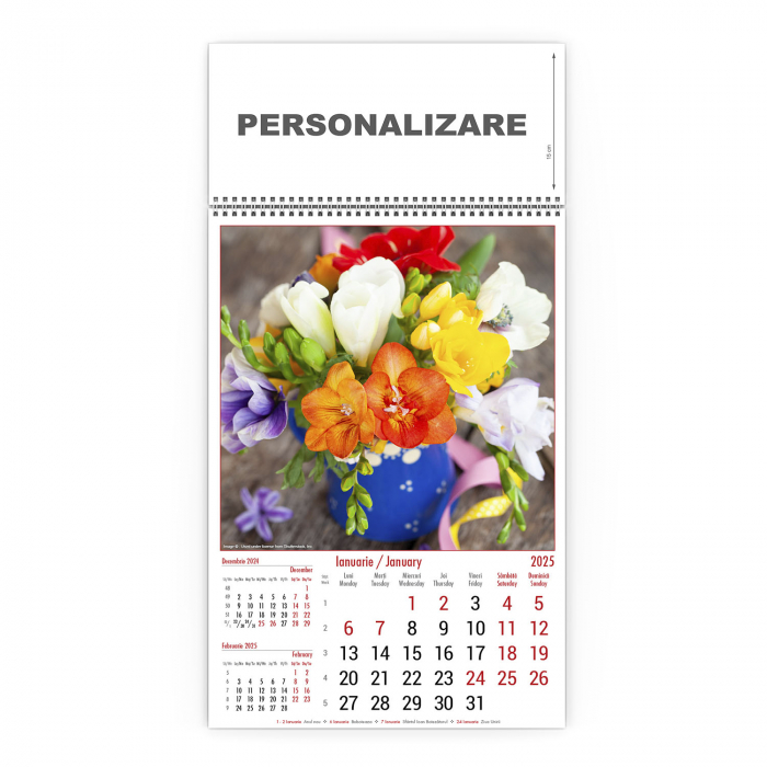 Calendar de perete Buchete, CD [2]