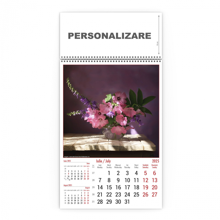 Calendar de perete Buchete, CD [8]
