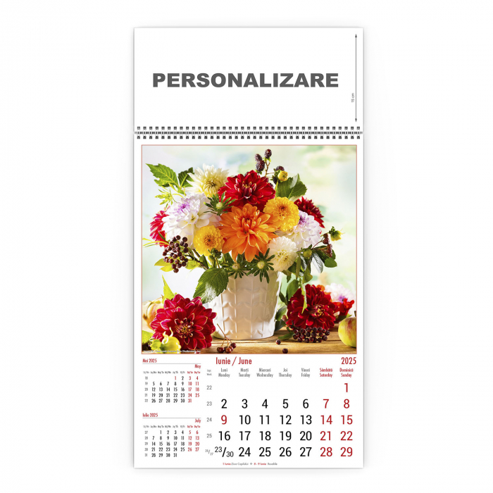 Calendar de perete Buchete, CD [7]