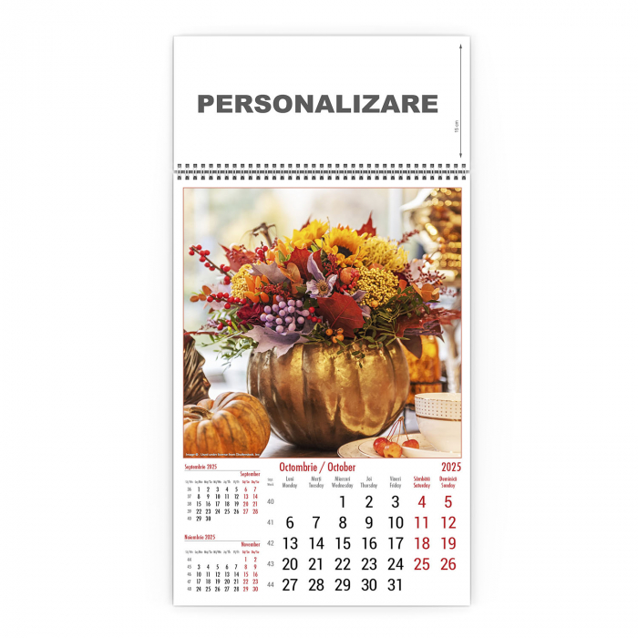 Calendar de perete Buchete, CD [11]