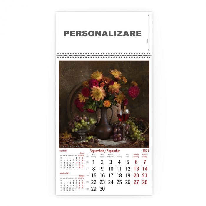 Calendar de perete Buchete, CD [10]