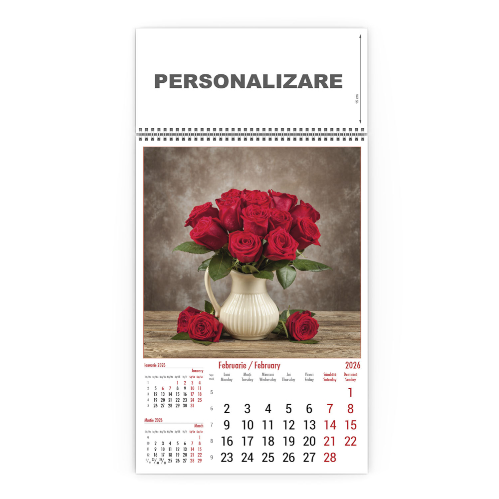 Calendar de perete Buchete, CD [3]