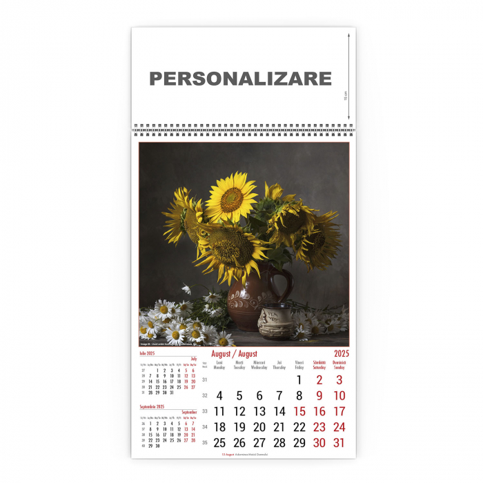 Calendar de perete Buchete, CD [9]