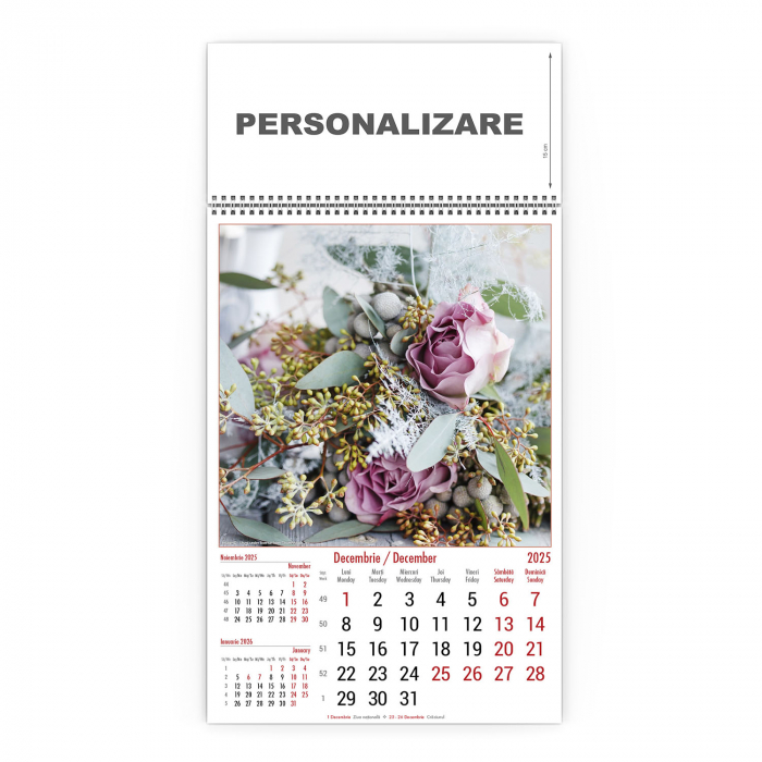 Calendar de perete Buchete, CD [13]