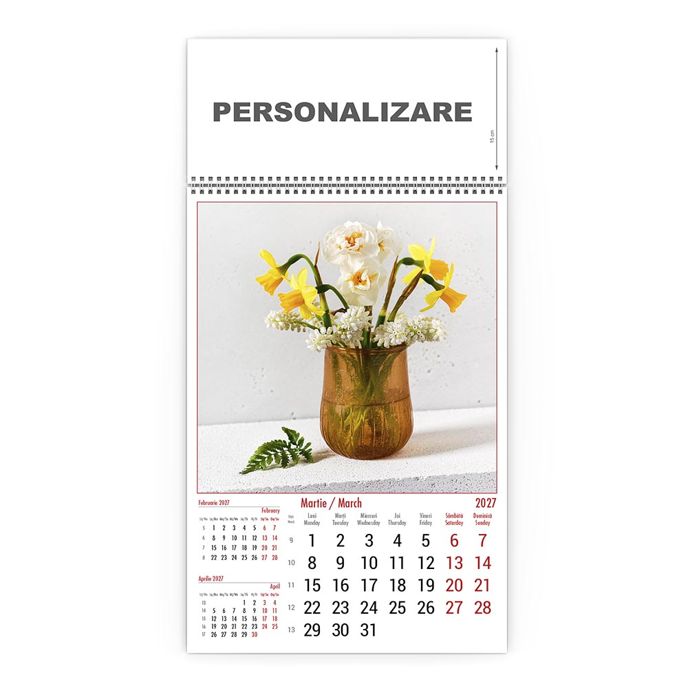 Calendar de perete Buchete, CD [4]