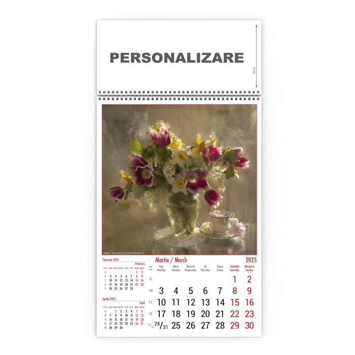 Calendar de perete Buchete, CD [4]
