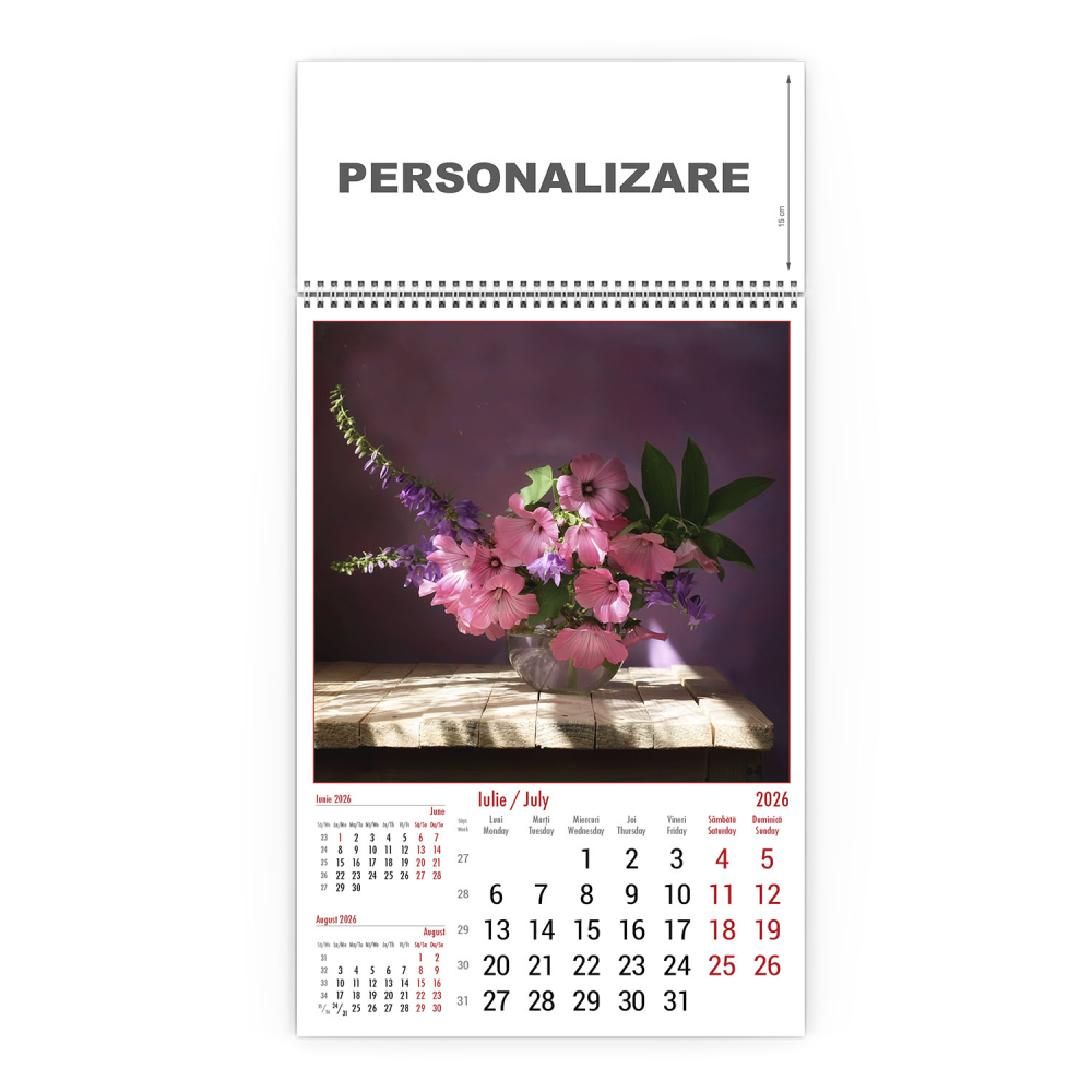 Calendar de perete Buchete, CD [8]