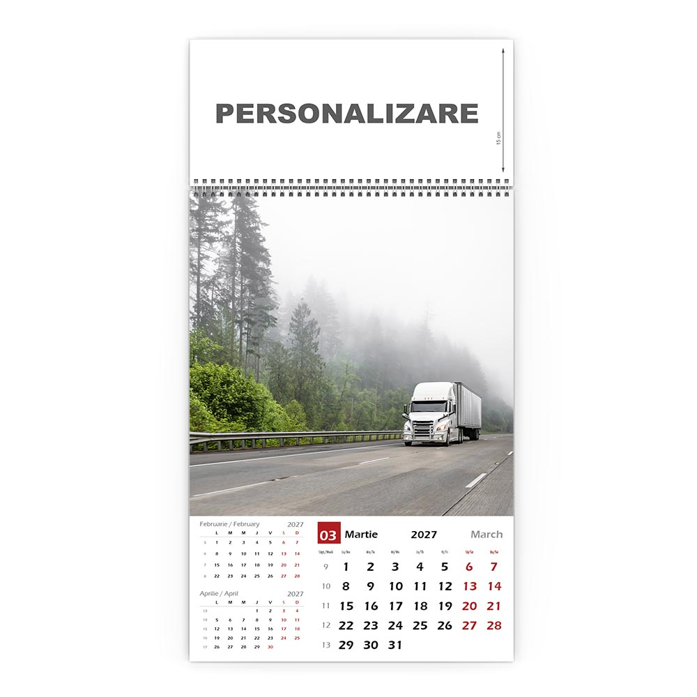 Calendar de perete Camioane, CD [4]
