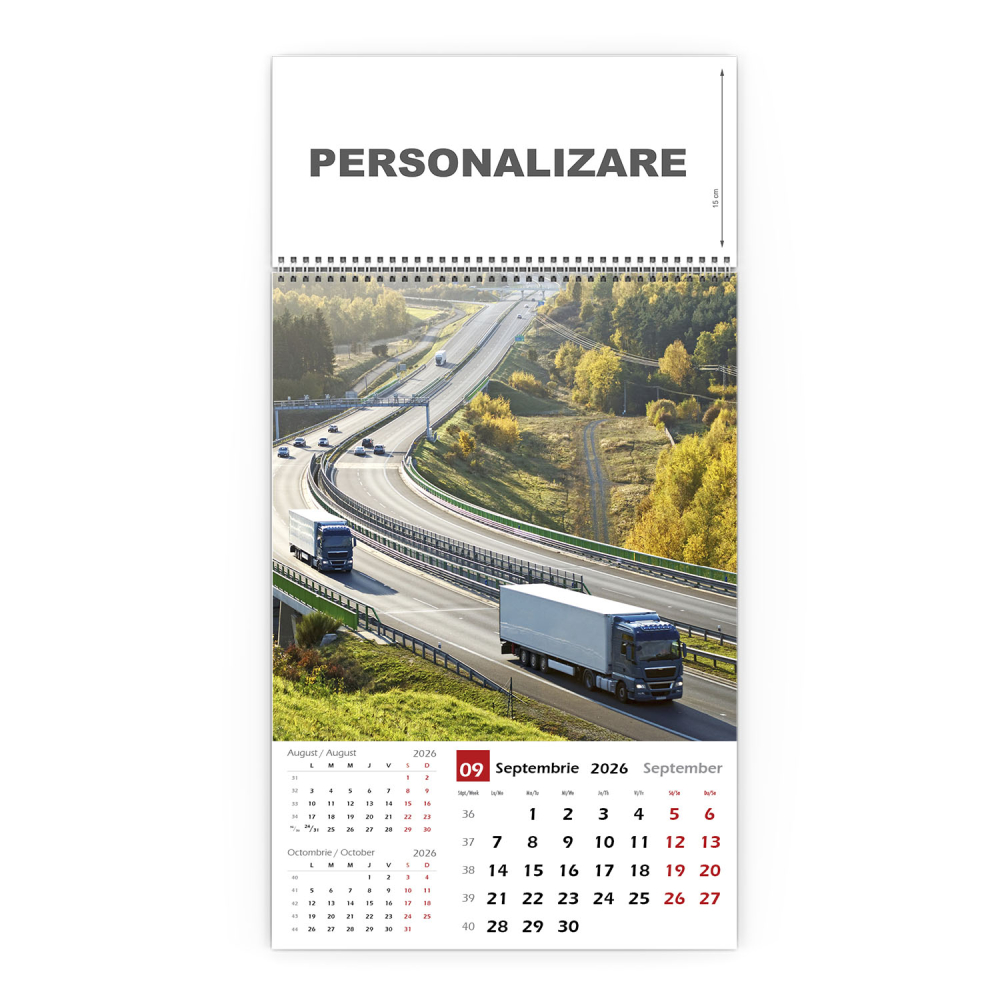 Calendar de perete Camioane, CD [10]